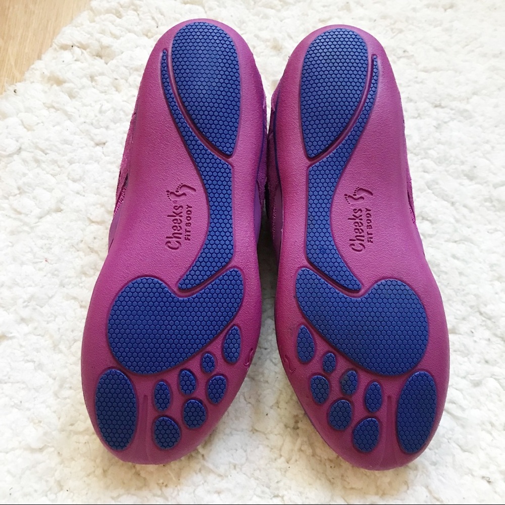 Pink Women's Sneakers - Cheeks Lightweight Active Shoe Size 8 - Picture 4 of 10